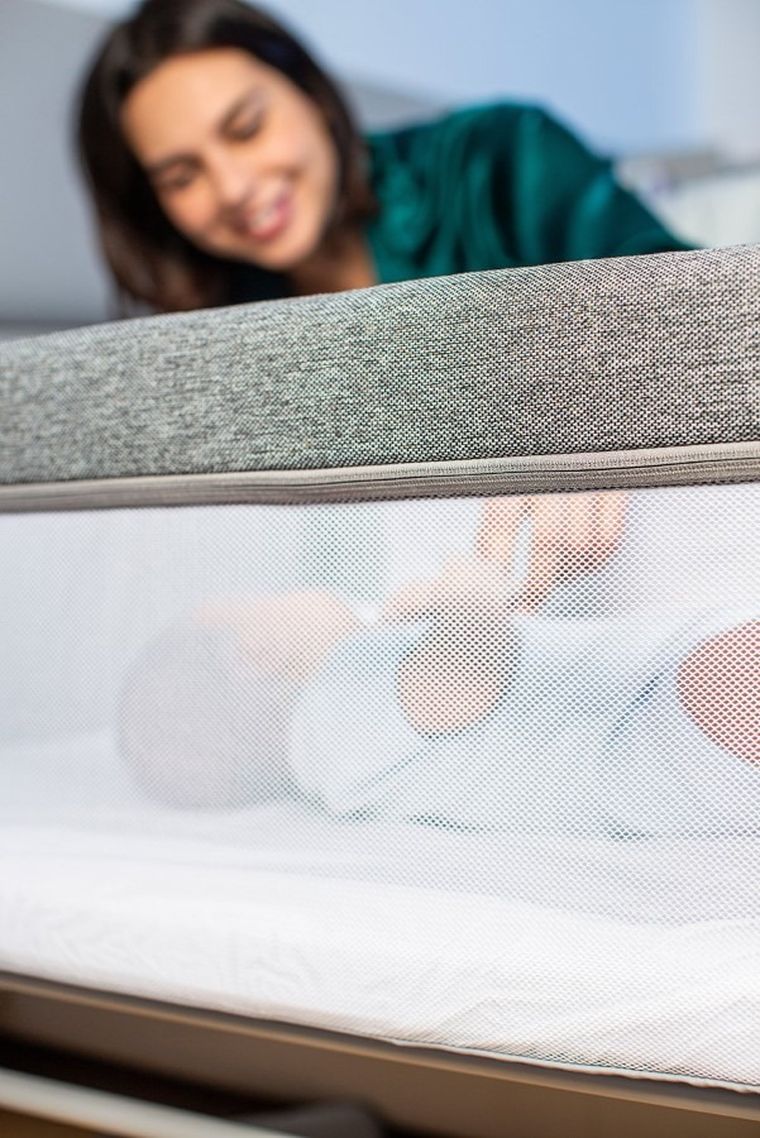 Chicco, Co-Sleeping Next2me, Magic Evo, patut atasabil, Dark Grey