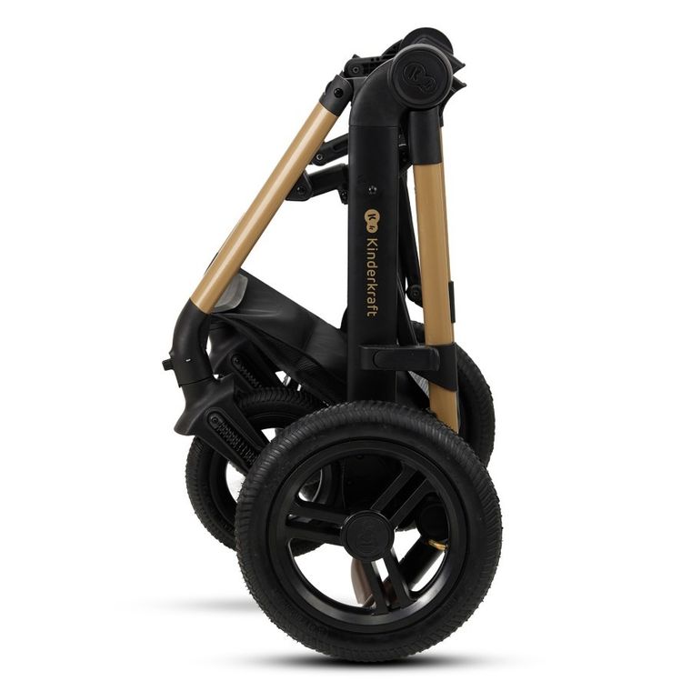 Kinderkraft, Moov 2 Air, carucior multifunctional 3in1, Pure Black