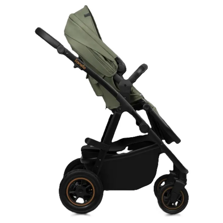 Lionelo, Amber Plus, carucior multifunctional 3in1, Green Forest