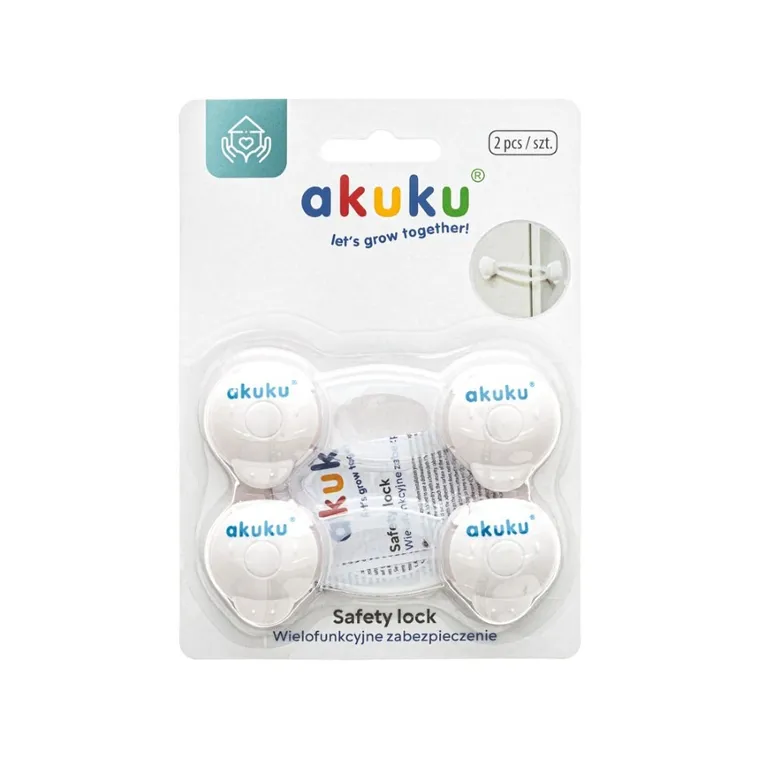 Akuku, dispozitive universale de securitate pentru dulapuri, 10 cm