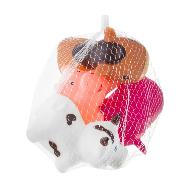 Akuku, jucarie pentru baie, Ferma, 4 buc.