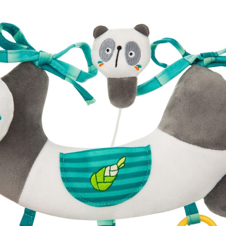 Akuku, jucarie senzoriala, pandativ pentru patut, panda