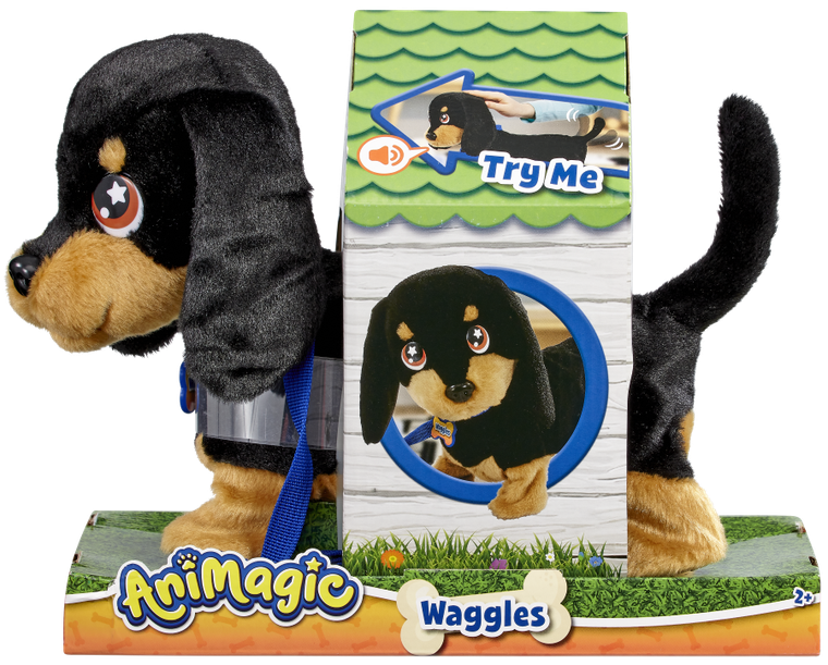 AniMagic, caine Waggles, jucarie interactiva