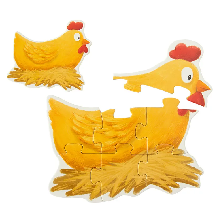 Animalute, puzzle 6 in 1