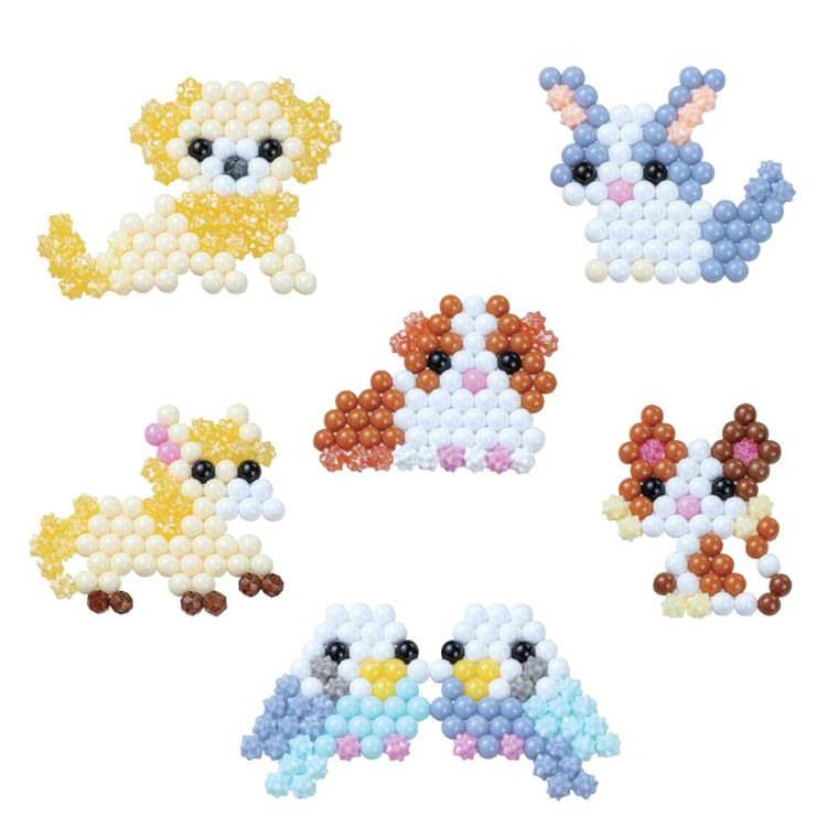 Aquabeads, Animale, set creativ cu margele de apa, 500 piese, 35067