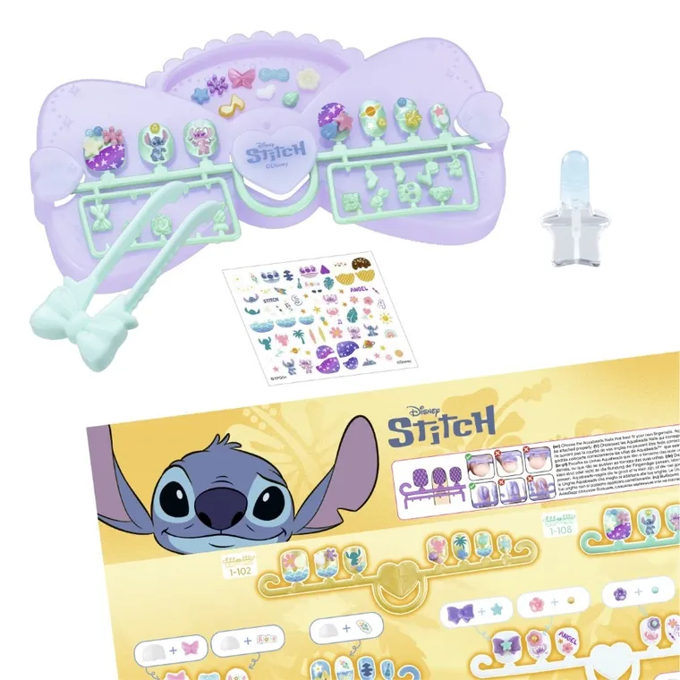 Aquabeads, Lilo si Stitch, Nail Studio, set creativ, 35121