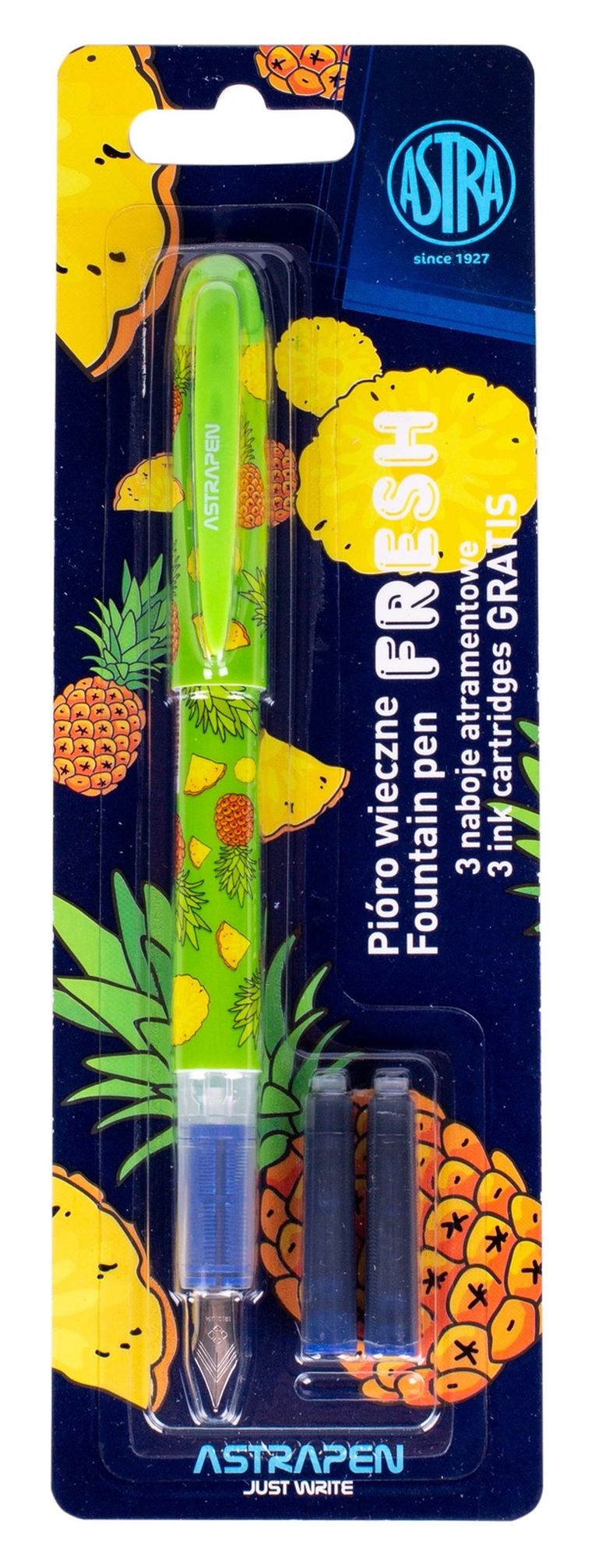 Astra, Fresh, stilou + 3 rezerve