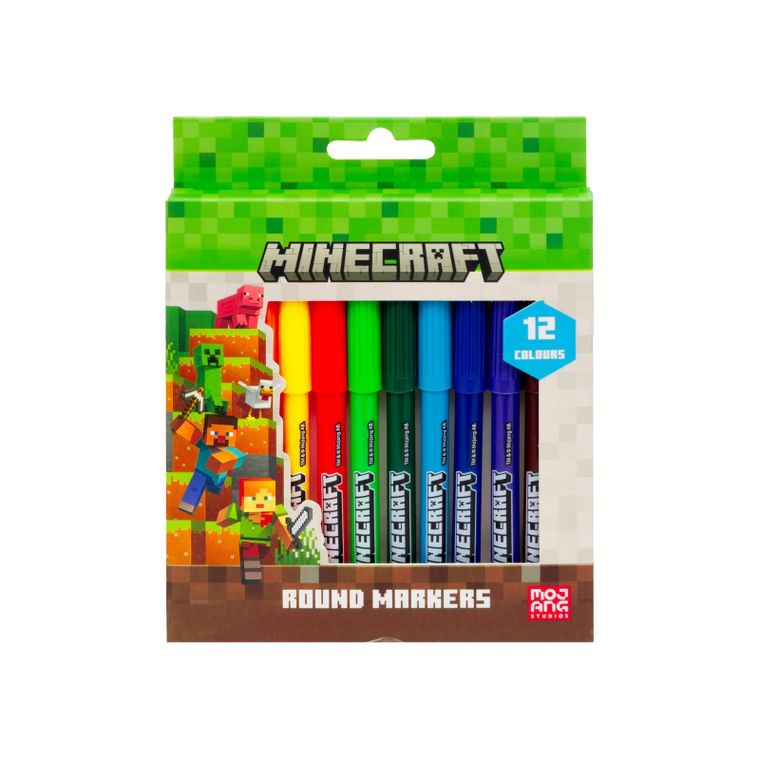 Astra, Minecraft, markere rotunde, 12 culori
