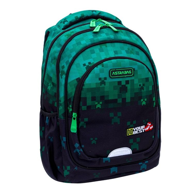 Astrabag, rucsac pentru scoala, cu 3 compartimente, Do Your Best