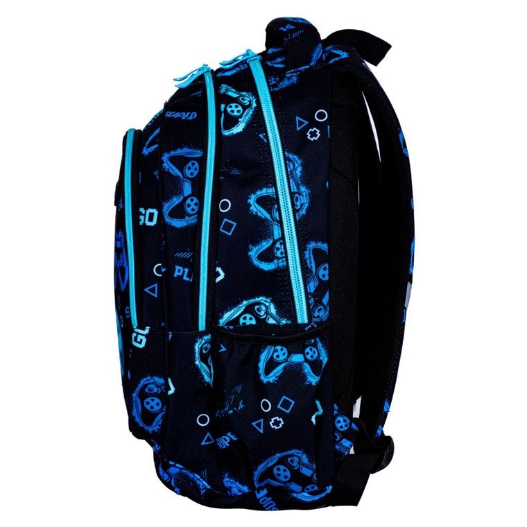 Astrabag, rucsac pentru scoala, cu 3 compartimente, Go Playing