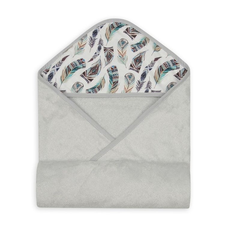 BabyMatex, Bamboo Design, prosop cu gluga din bambus, 100-100 cm