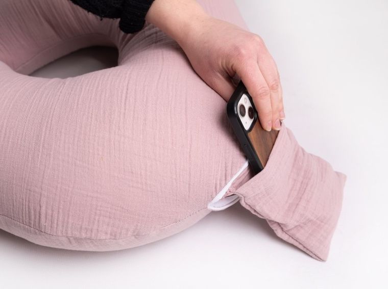 Babymatex, MiniRelax, perna de alaptare, roz, 150 cm