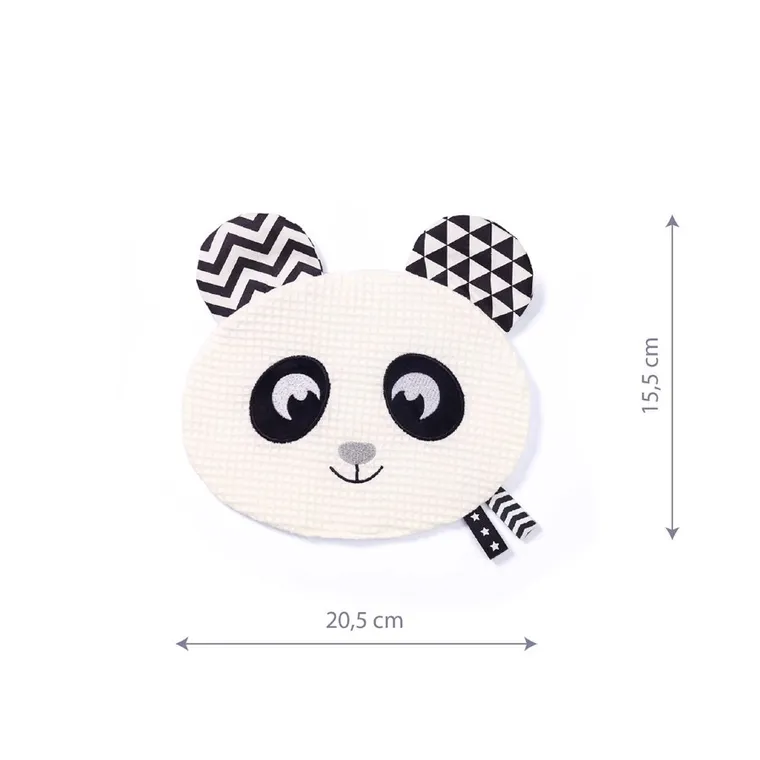 BabyOno, Blink&Shine, jucarie fosnitoare, Happy Panda, 20,5-15,5 cm