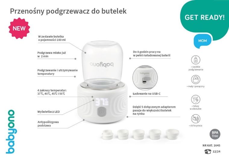 BabyOno, incalzitor portabil pentru biberoane