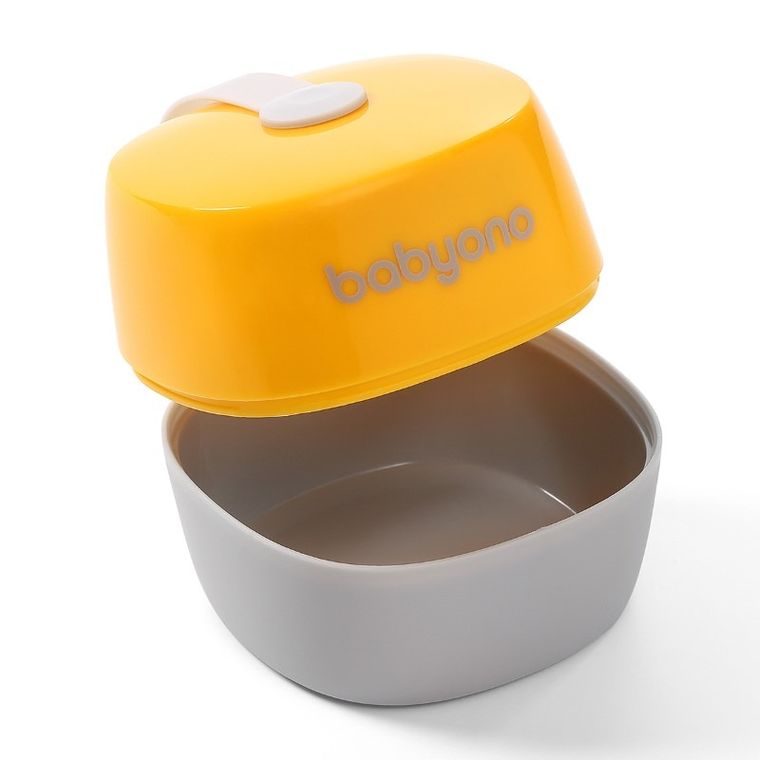 BabyOno, Natural Nursing, cutie pentru suzeta, galben