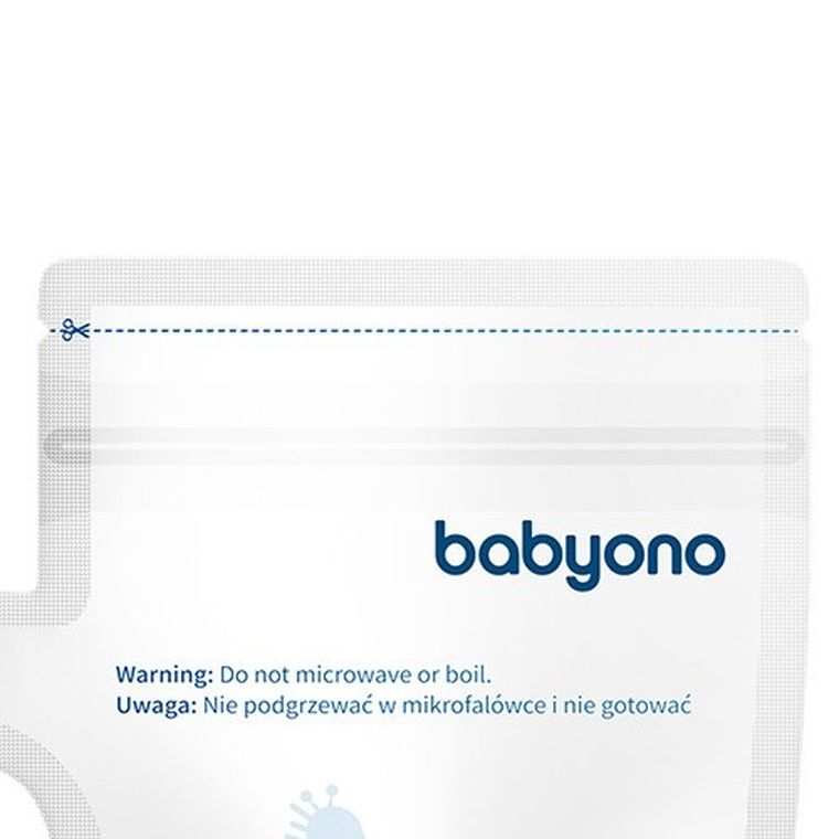BabyOno, pungi pentru stocarea laptelui matern, 180 ml, 30 buc.
