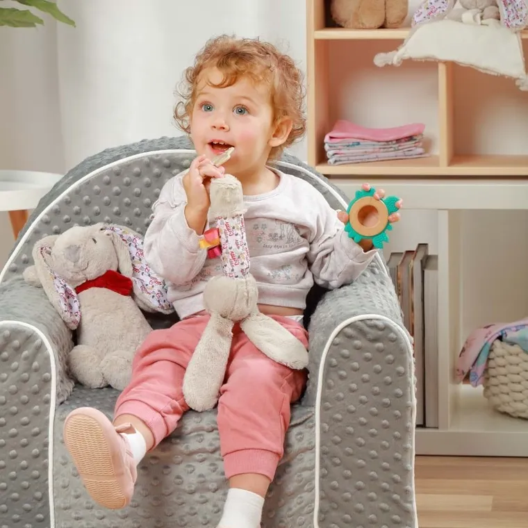 BabyOno, Rabbit Milly, chitaitoare cu element de dentitie