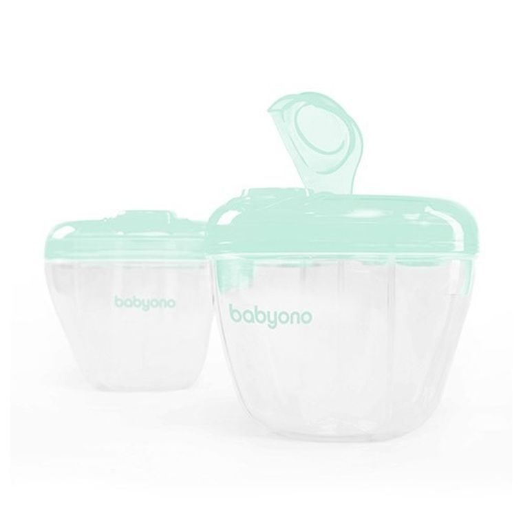 BabyOno, recipient compartimentat lapte praf, 4 portii