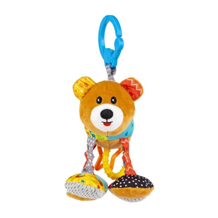 Balibazoo, Ursuletul colorat Ionut, jucarie cu agatatoare si vibratii