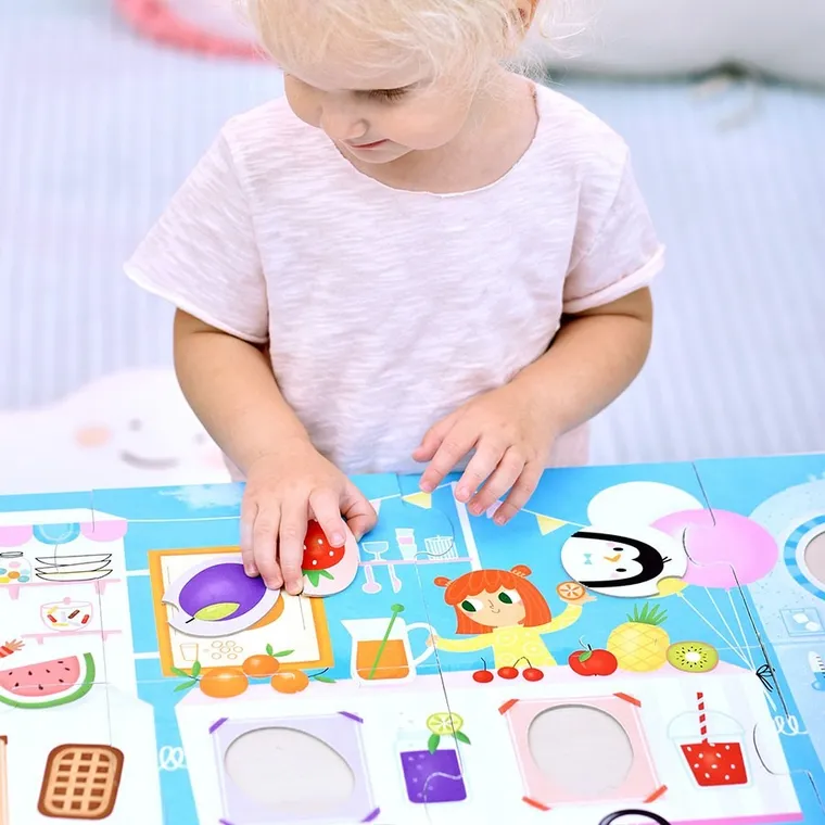 Banana Panda, Make a Match Puzzle, Camion cu alimente, 23 piese