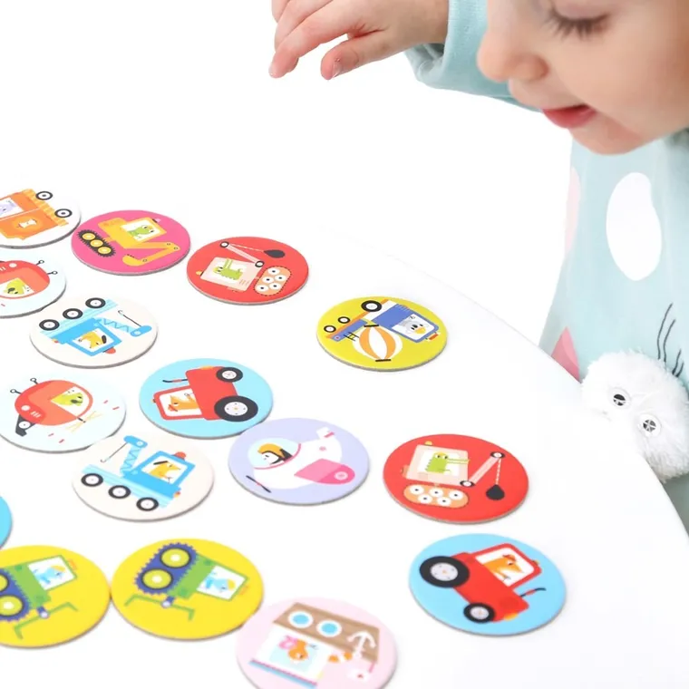Banana Panda, On-the-Go, Vehicule, joc de memorie, pentru varsta de 2+, 30 piese