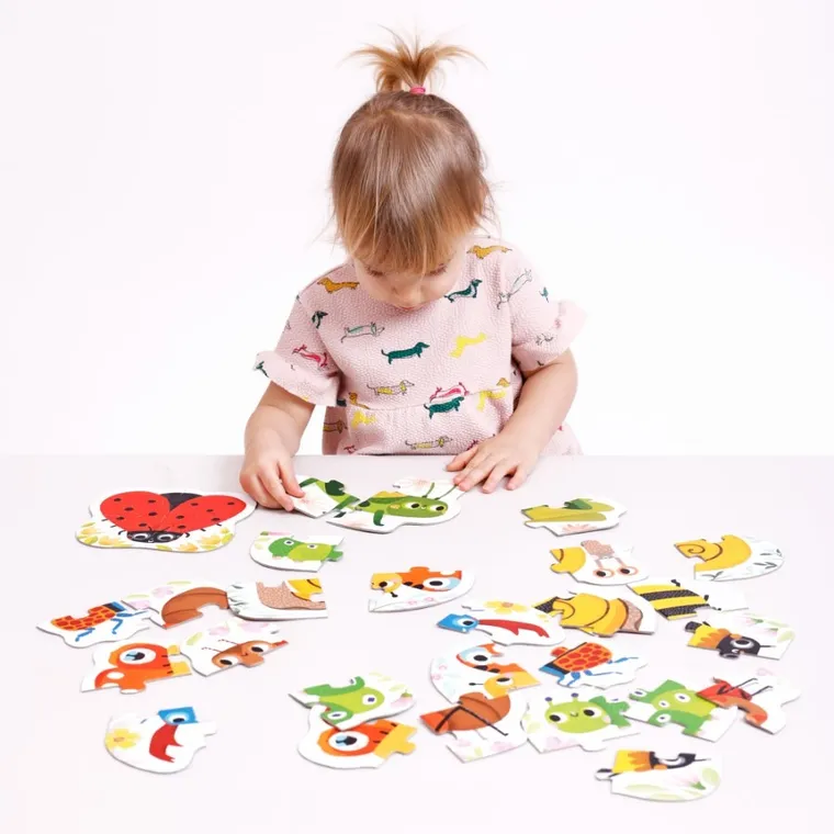 Banana Panda, Progressive Puzzle, Creaturi mici, puzzle, 32 piese