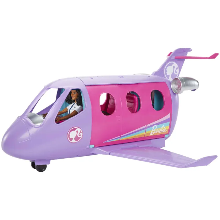 Barbie, Airplane Adventures, set cu papusa si cu avionul + papusa Ken GRATUIT, set promotional