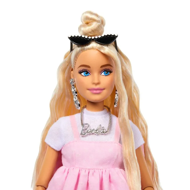 Barbie, Deluxe Style, rochie cu fundita, papusa