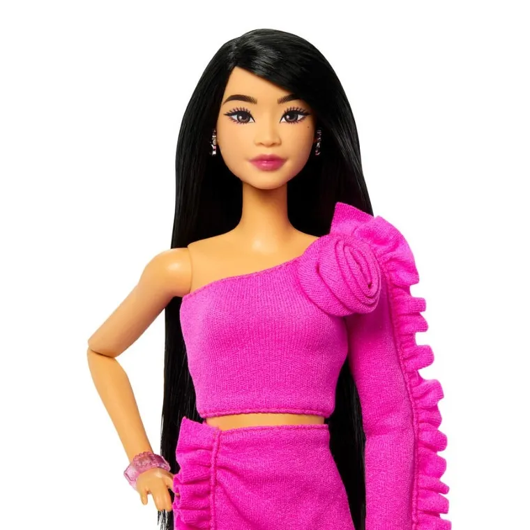 Barbie, Deluxe Style, set cu trandafir, papusa