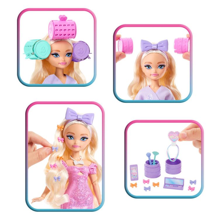 Barbie, Dream Besties, Get ready with Barbie!, papusa Malibu cu accesorii