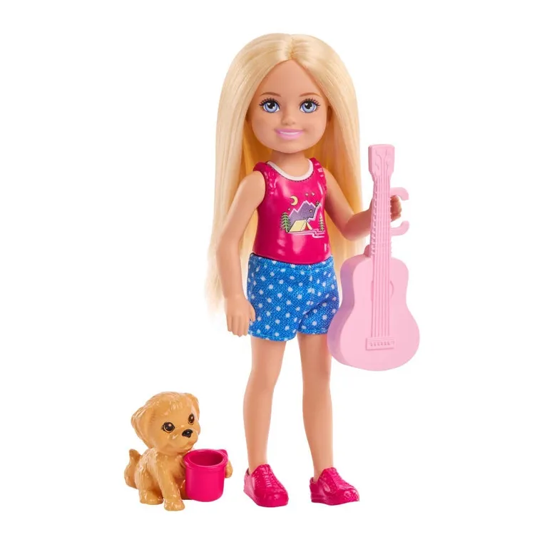 Barbie, Outdoor Adventures, papusa Chelsea si accesorii