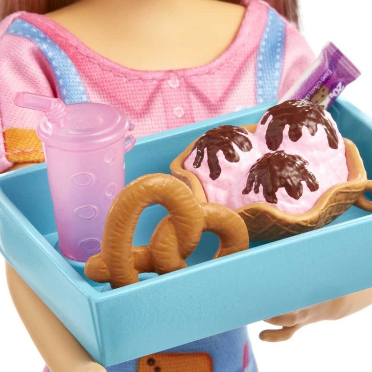 Barbie, Snack Bar, set cu papusa Skipper si accesorii