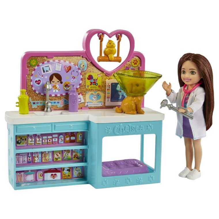Barbie, Veterinar Chelsea, papusa cu accesorii