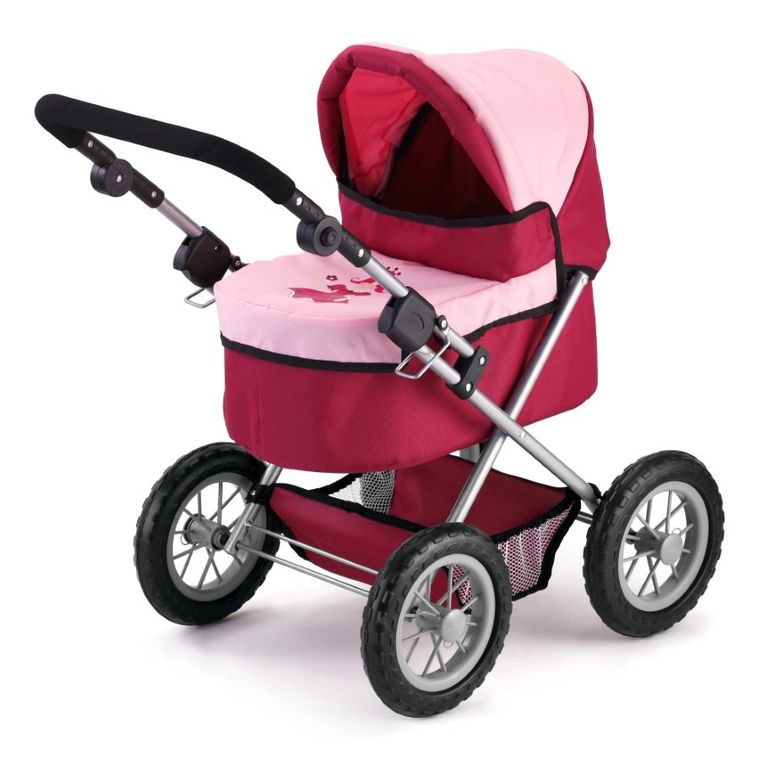 Bayer Design, Trendy, carucior multifunctional pentru papusi, rosu-roz