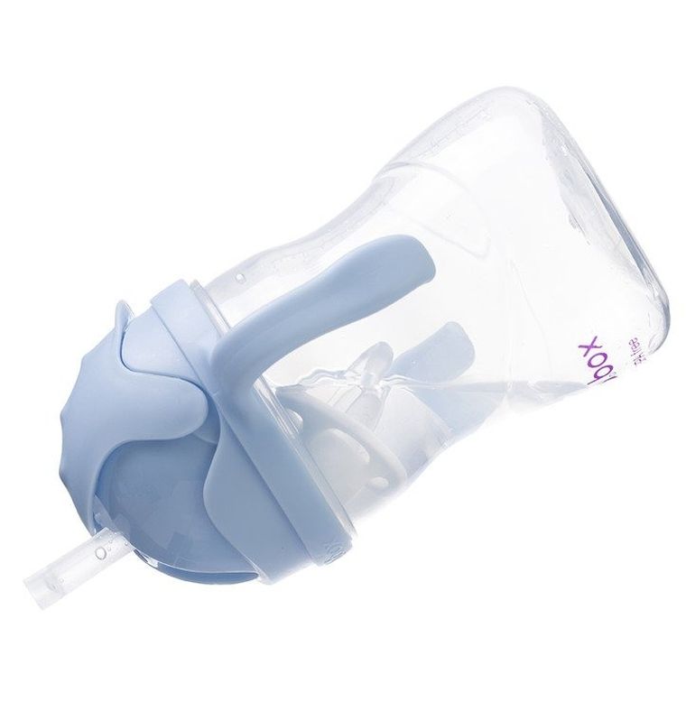 B.Box, Gelato, cana cu pai si manere, albastra, bubblegum, 240 ml