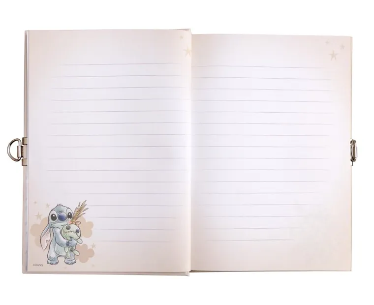 Beniamin, Lilo si Stitch, jurnal cu lacatel, deschis