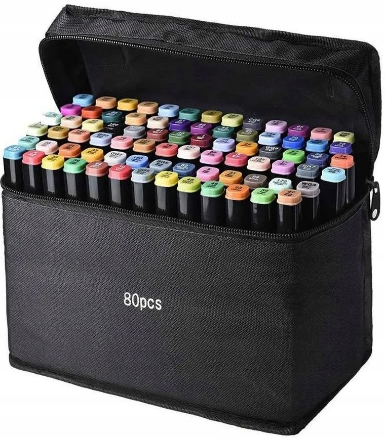 Beniamin, set de markere, 80 buc.