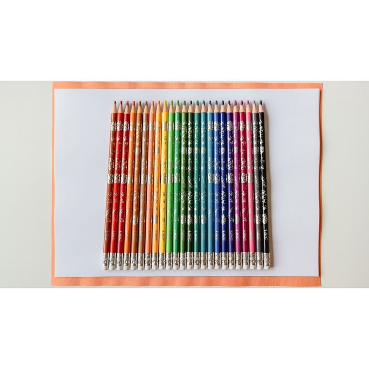 Bic, Kids, Evolution Illusion, creioane colorate, 24 buc.