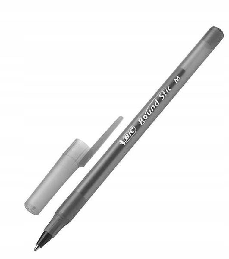 Bic, Round Stic Classic, pix negru, 8 buc.