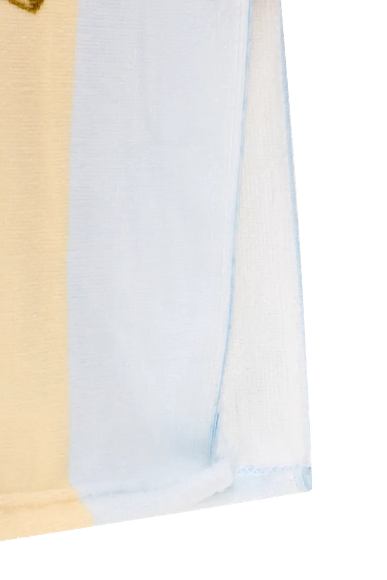 Bluey, poncho de baie, albastru, 50-100 cm