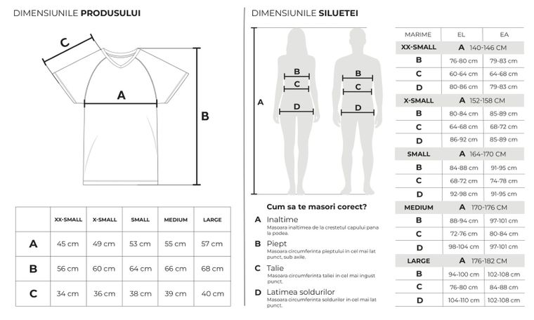 Bluza gri cu maneca scurta NOWEAR
