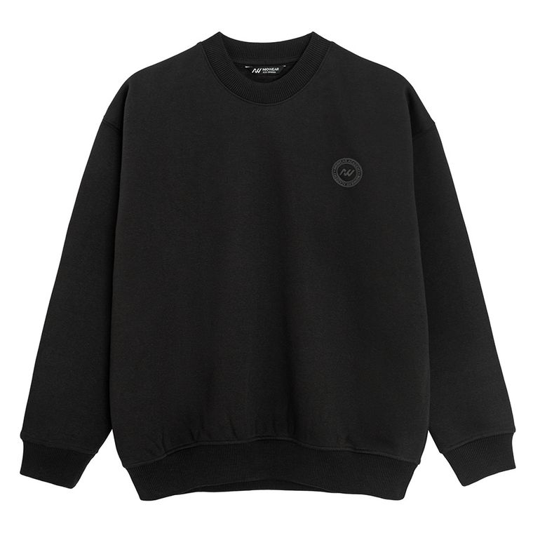 Bluza neagra oversize NOWEAR
