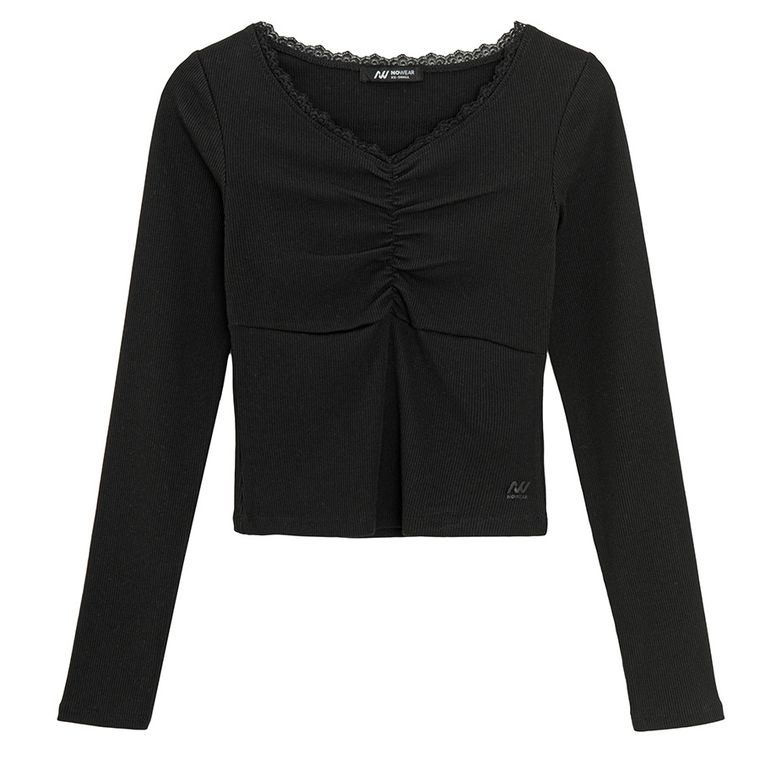 Bluza reiata cu adaos de modal NOWEAR