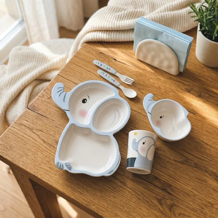 Bocioland, Elefant, set de vase, 5 elemente