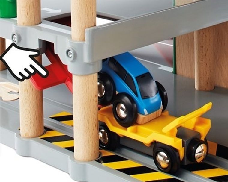Brio World, Parcare pe trei niveluri, jucarie din lemn