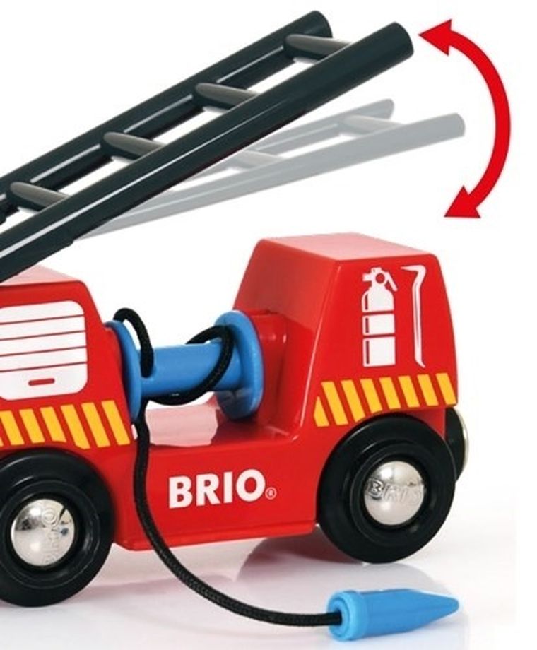 Brio World, Tren de pompieri, jucarie din lemn