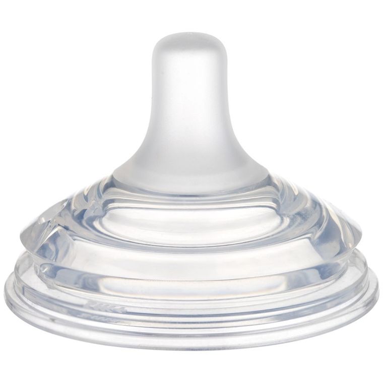 Canpol babies, Natural Shape, tetina doua zone anti-colic, 6 luni+, 2 buc.