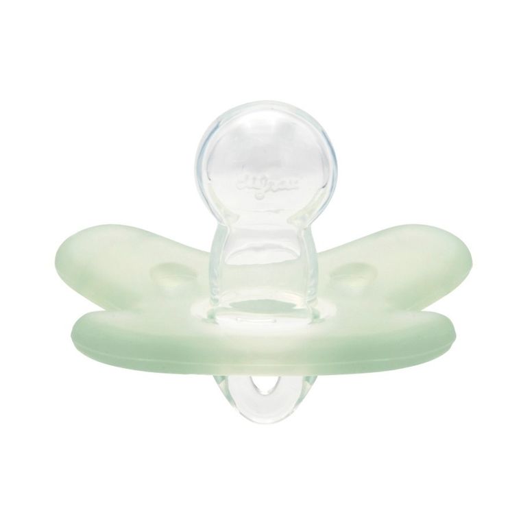 Canpol babies, suzeta din silicon, simetrica, verde, 6-12m