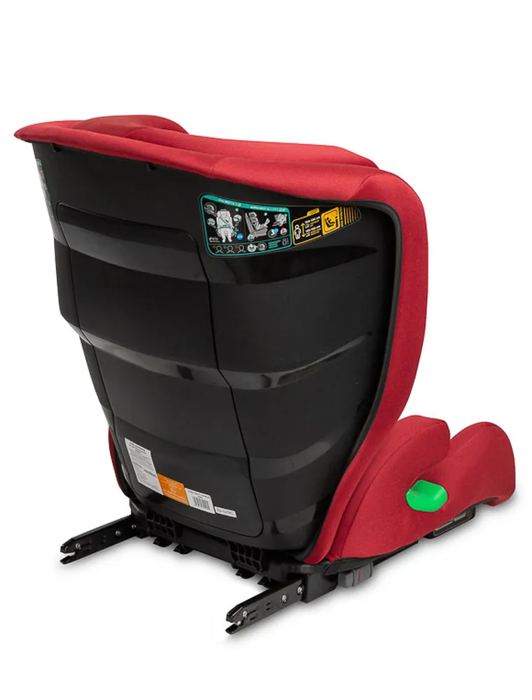 Caretero, Nimbus i-Size, scaun auto, inaltator, 15-36 kg, 100-150 cm, Red