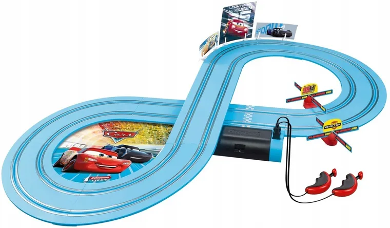 Carrera, Disney, Tor First Cars, Power Duel, Pista de curse, masinute, 2,4 m